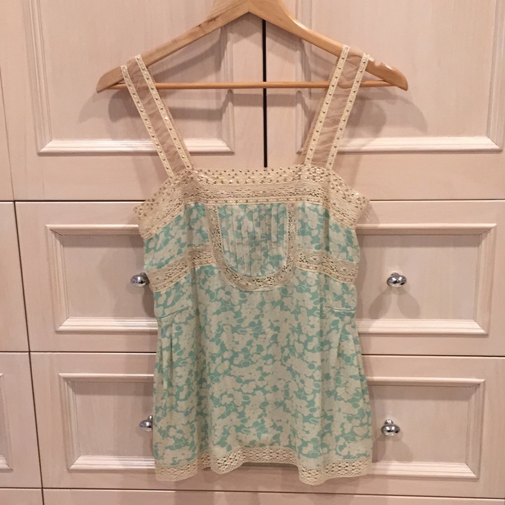 Rebecca Taylor Sill Floral Camisole
